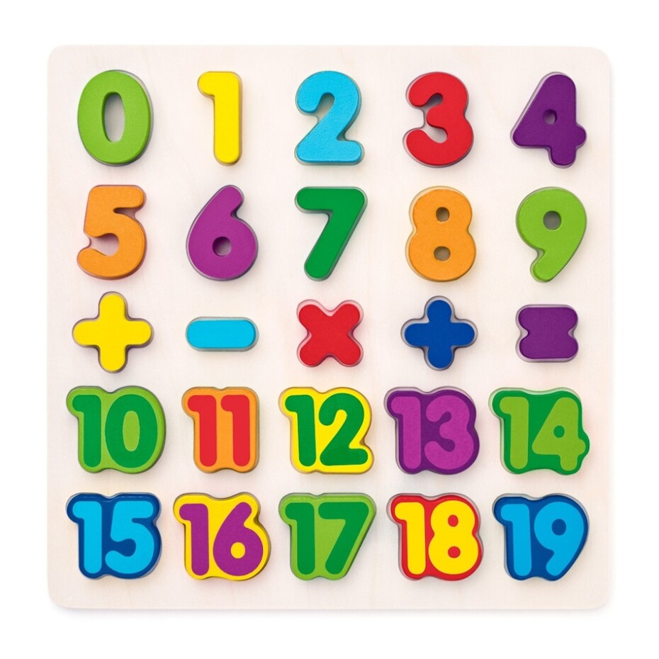 Woody Puzzle na desce Číslice - main (0)