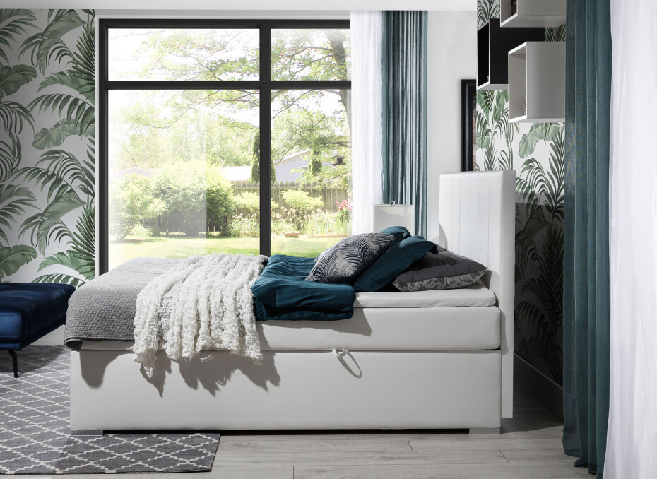 Artelta Manželská postel BOLERO Boxspring | 140 x 200 cm Bolero barva: Sawana 05, Bolero rozměr: 140x200 cm - main (12)