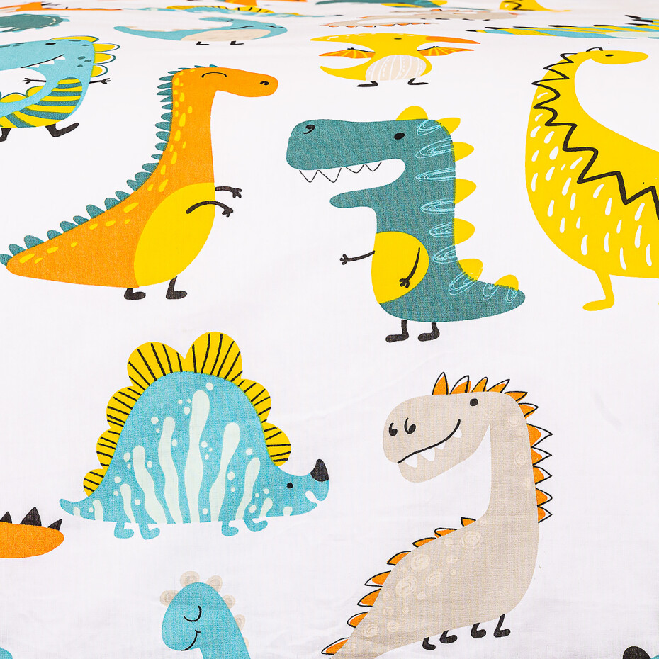 4Home Dětské bavlněné povlečení Little dino, 140 x 200 cm, 70 x 90 cm - main (2)