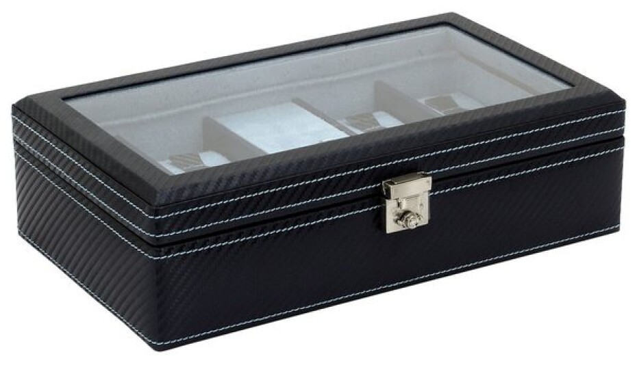 Box na hodinky Friedrich Lederwaren Carbon 32059-5 - main (1)