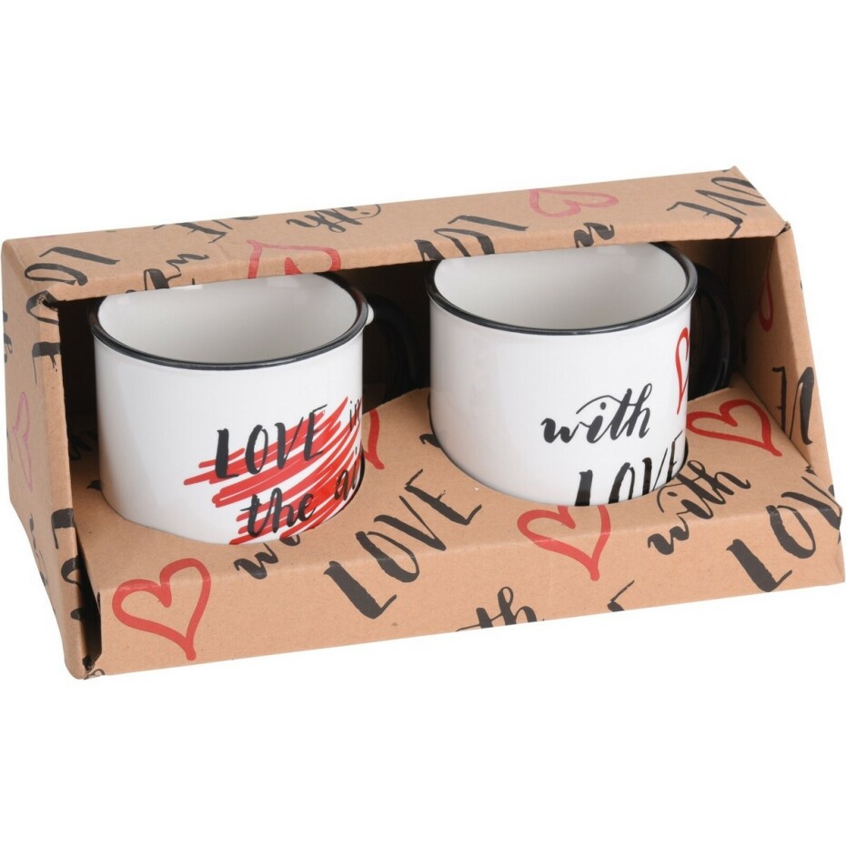 2dílná sada hrnků Valentine, 200 ml - main (0)