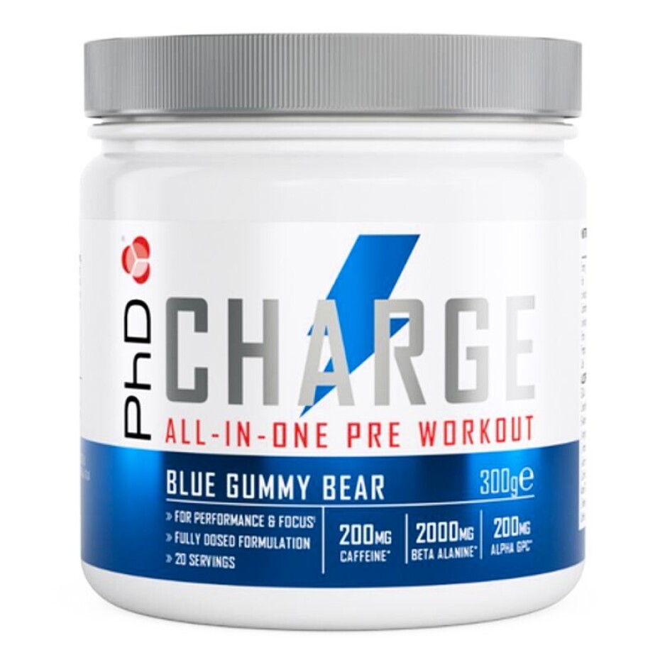 PhD Nutrition  Charge Pre-Workout 300 g citronový sorbet - main (0)