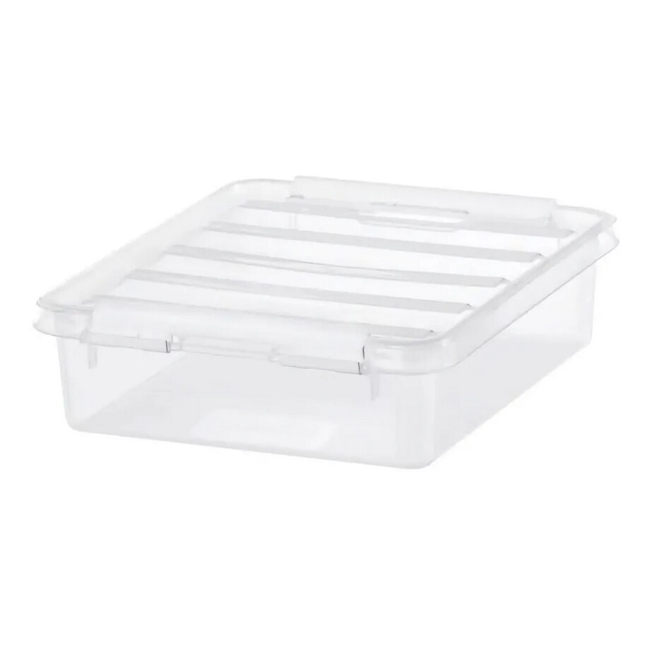 SmartStore Úložný box s bílými klipy Classic, 1 l, 1 l - main (0)