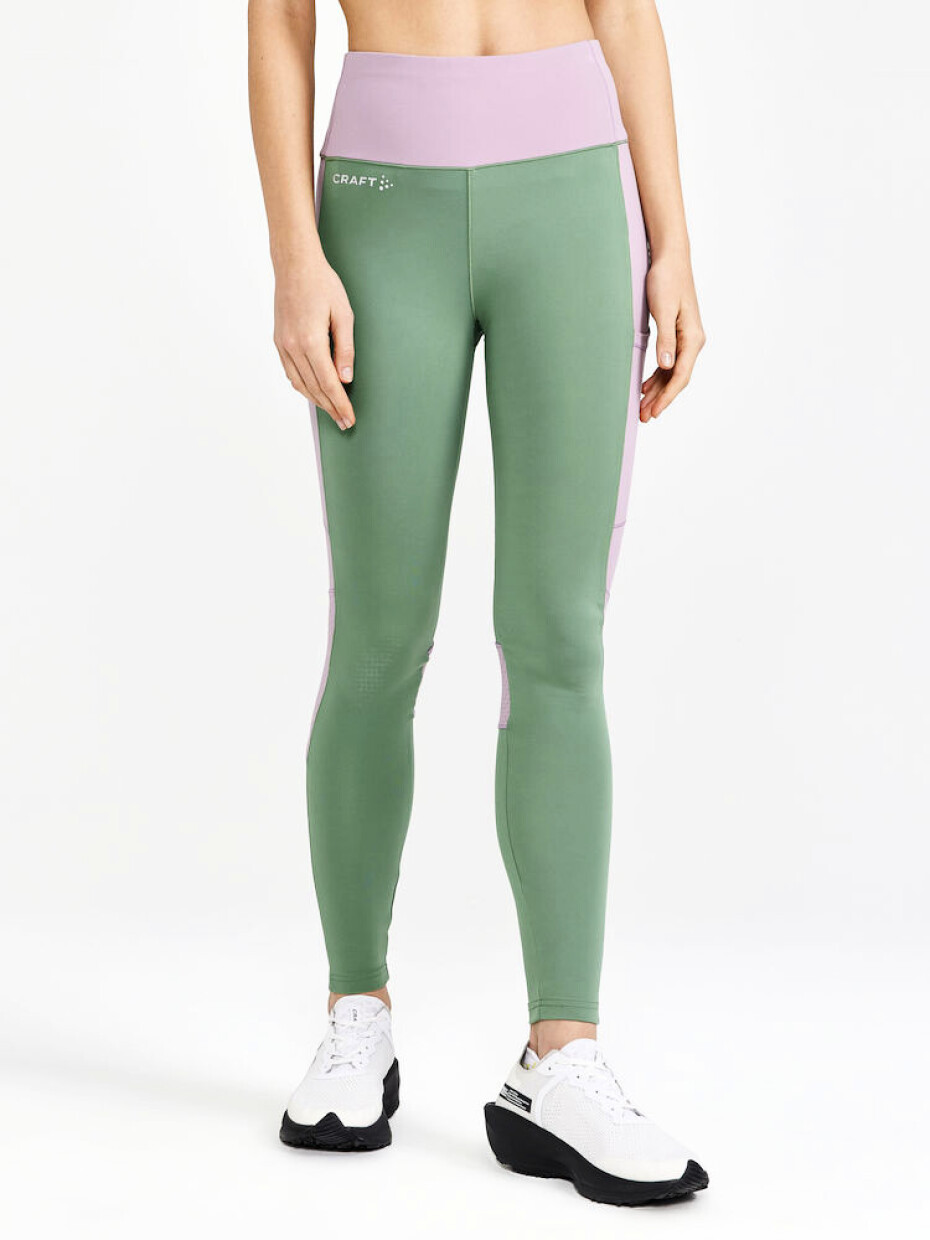 Craft dámské sportovní legíny Adv Essence 2 s fialovou zelené - main (0)