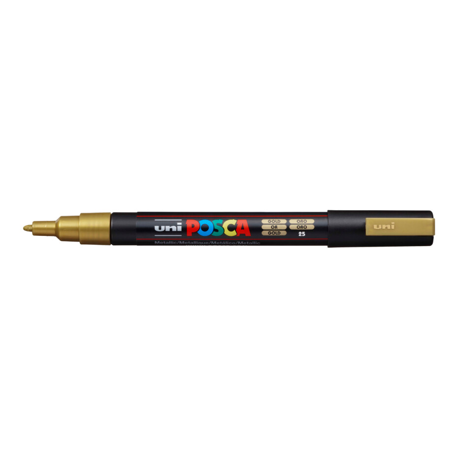Posca popisovač PC-3M, 0,9 - 1,3 mm, zlatá (25) - main (0)