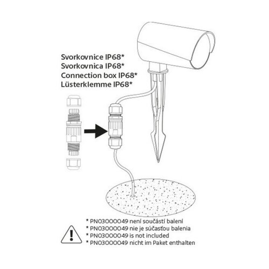Panlux Zahradní LED reflektor Oko Evo černá, 14 W, IP65 - main (4)