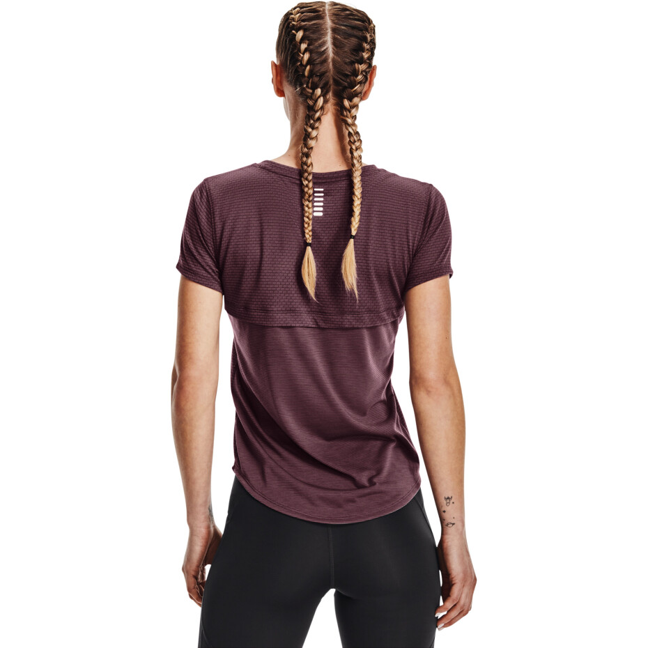 Under Armour Streaker Run Short Sleeve ash plum/reflective - main (5)
