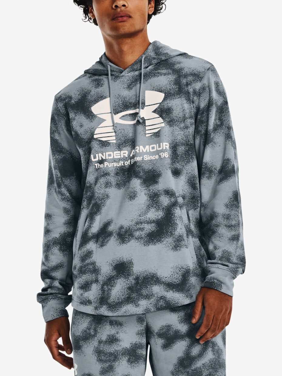 Pánská mikina Under Armour  Rival Terry Novelty HD-BLU XXL - main (0)