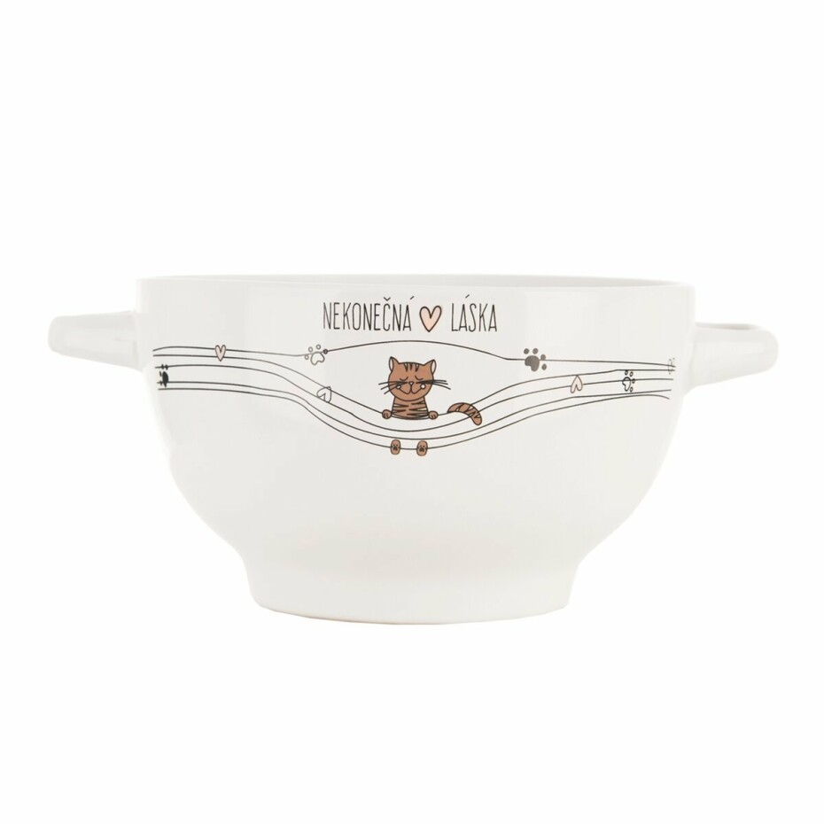 Orion Miska NEKONEČNÁ LÁSKA kočka s uchy pr. 14 cm - main (0)