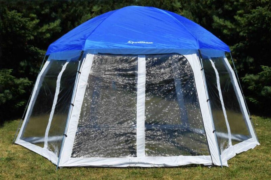 Rulyt zastřešení bazénu do průměru 3.66 m, modro-bílé - main (0)
