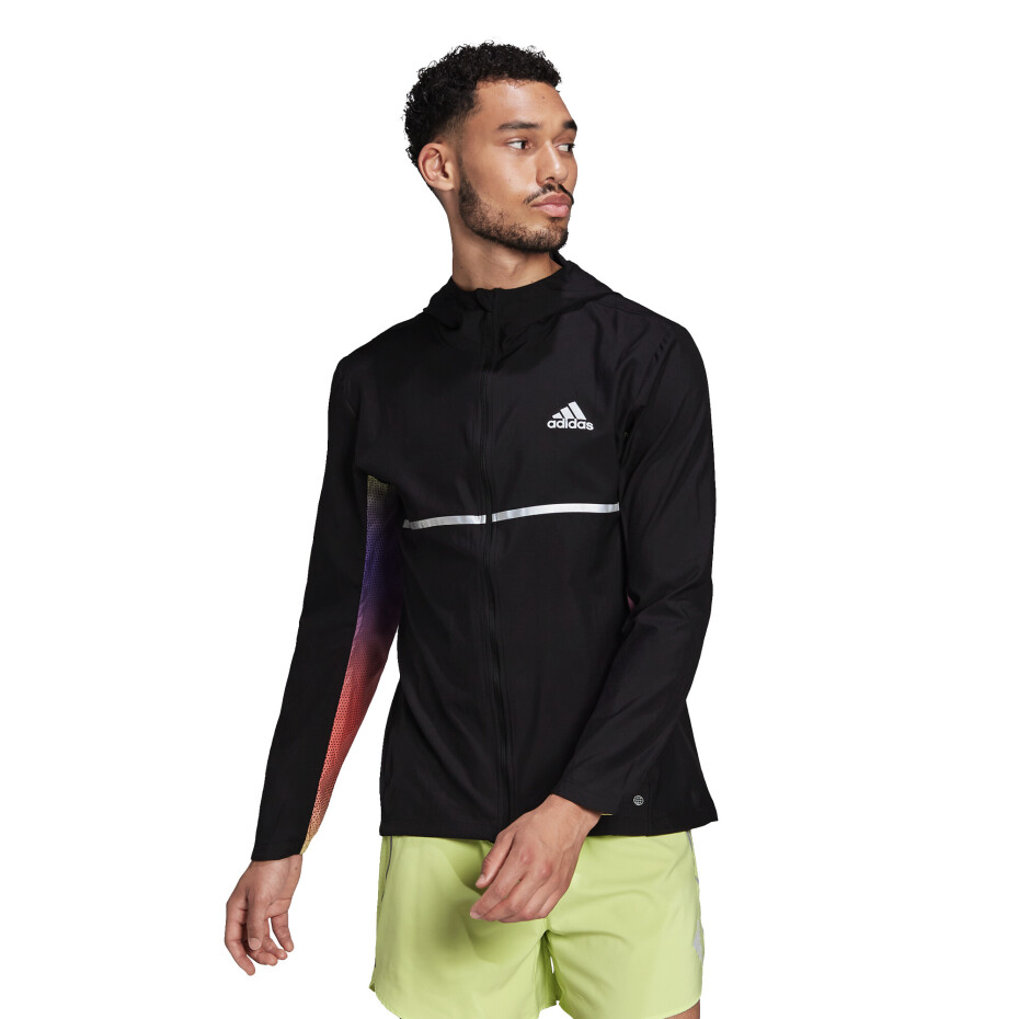 Pánská bunda adidas Own The Run Colorblock Jacket Black XL - main (0)
