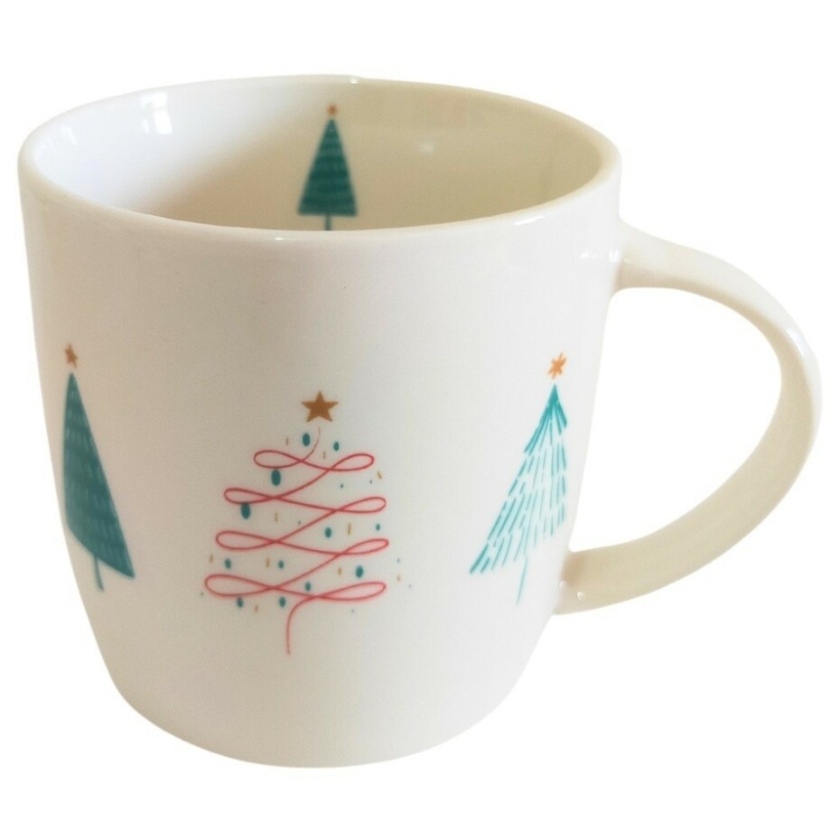 Home Elements Porcelánový hrnek s vánočním designem Les 300 ml v dárkovm balení - main (1)