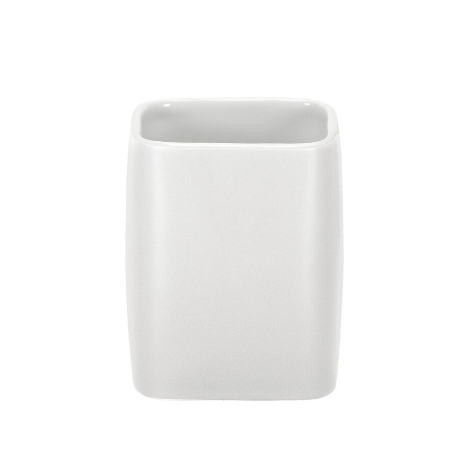 Kleine Wolke Držák kartáčků Cubic, bílá 5066100852 - main (0)