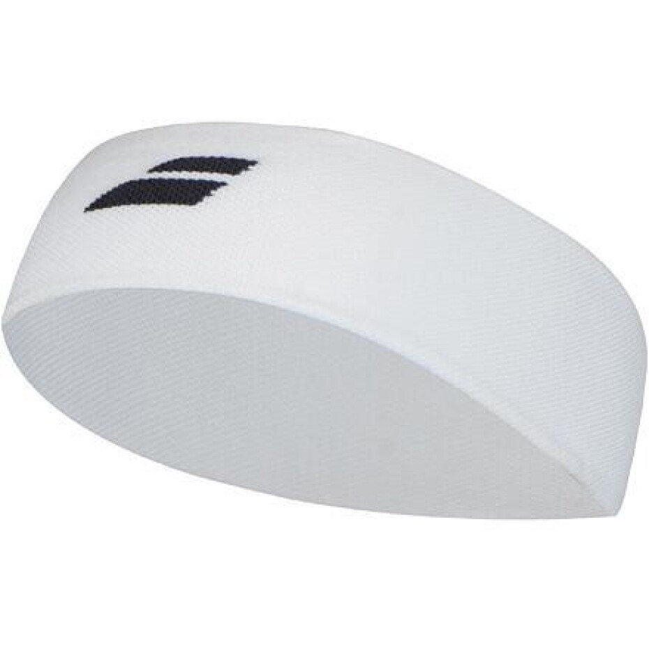 Babolat Logo Headband čelenka bílá-černá - main (0)