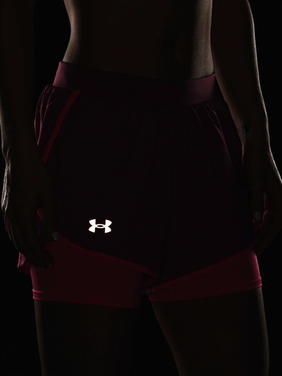 Under Armour Šortky UA Fly By 2.0 2N1 Short-PNK 1356200-669 - main (2)