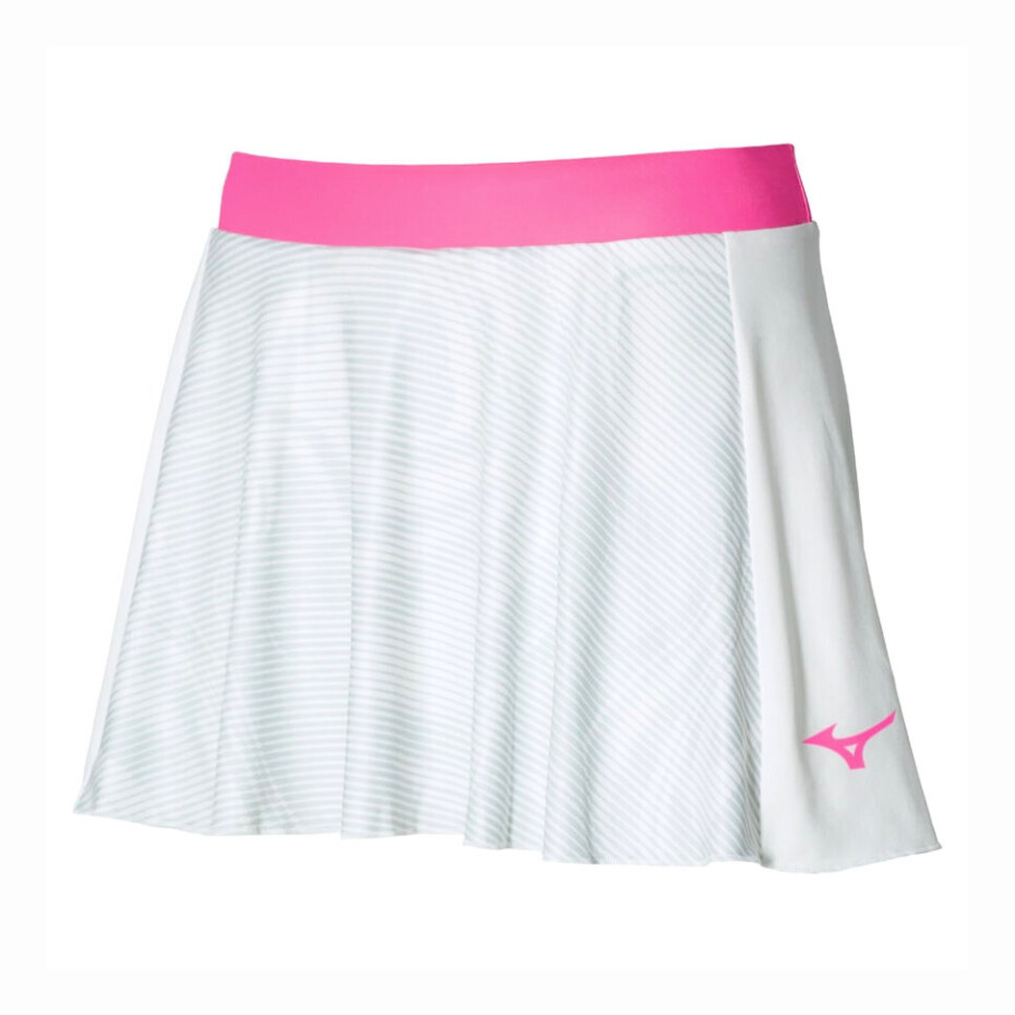 Dámská sukně Mizuno  Charge Printed Flying Skirt White  M - main (0)