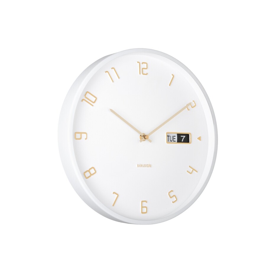 Karlsson 5953WH designové nástěnné hodiny 30 cm - main (2)