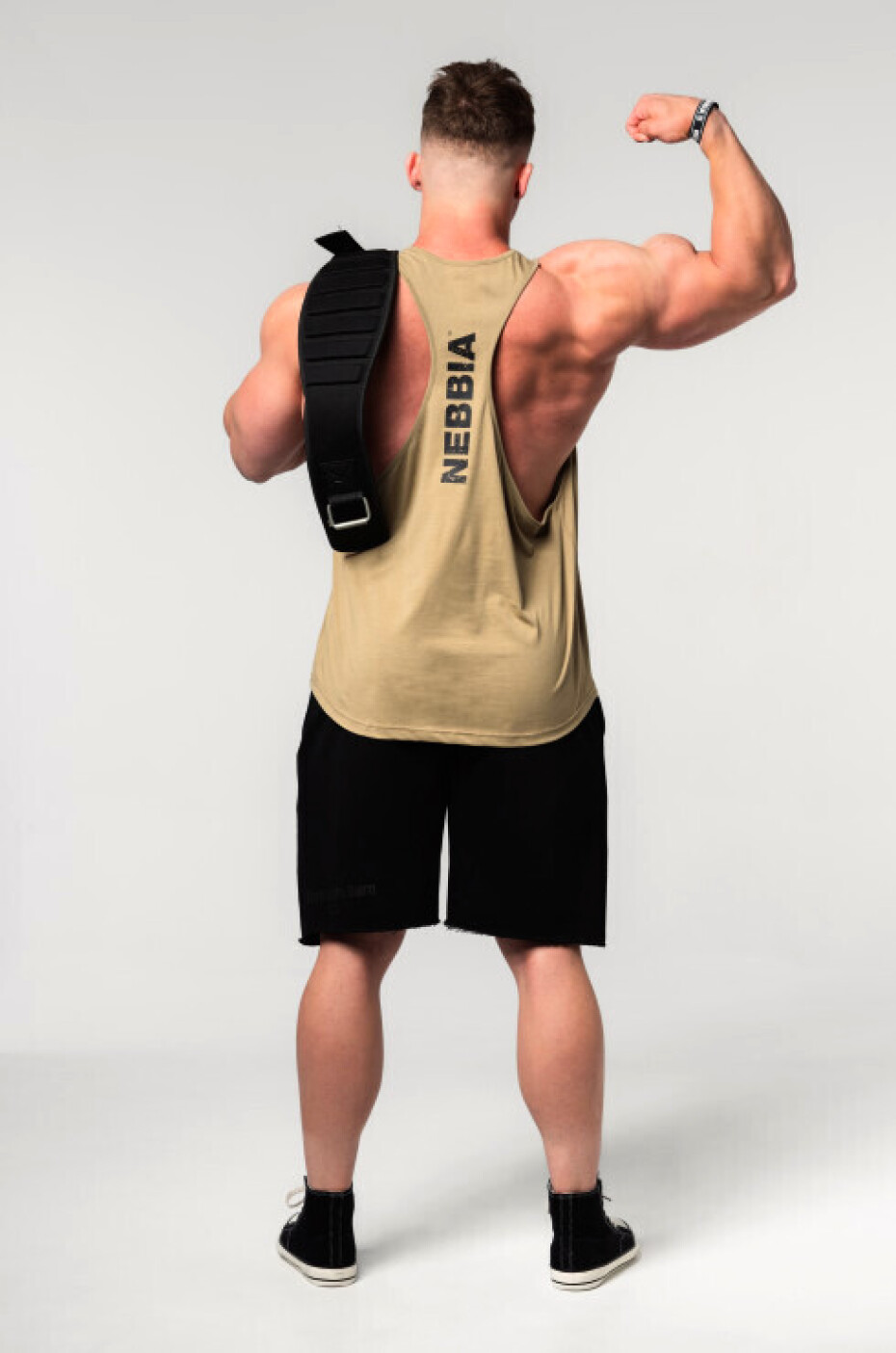 Pánské šortky Nebbia  Gym Sweatshorts NO BS Black XXL - main (4)