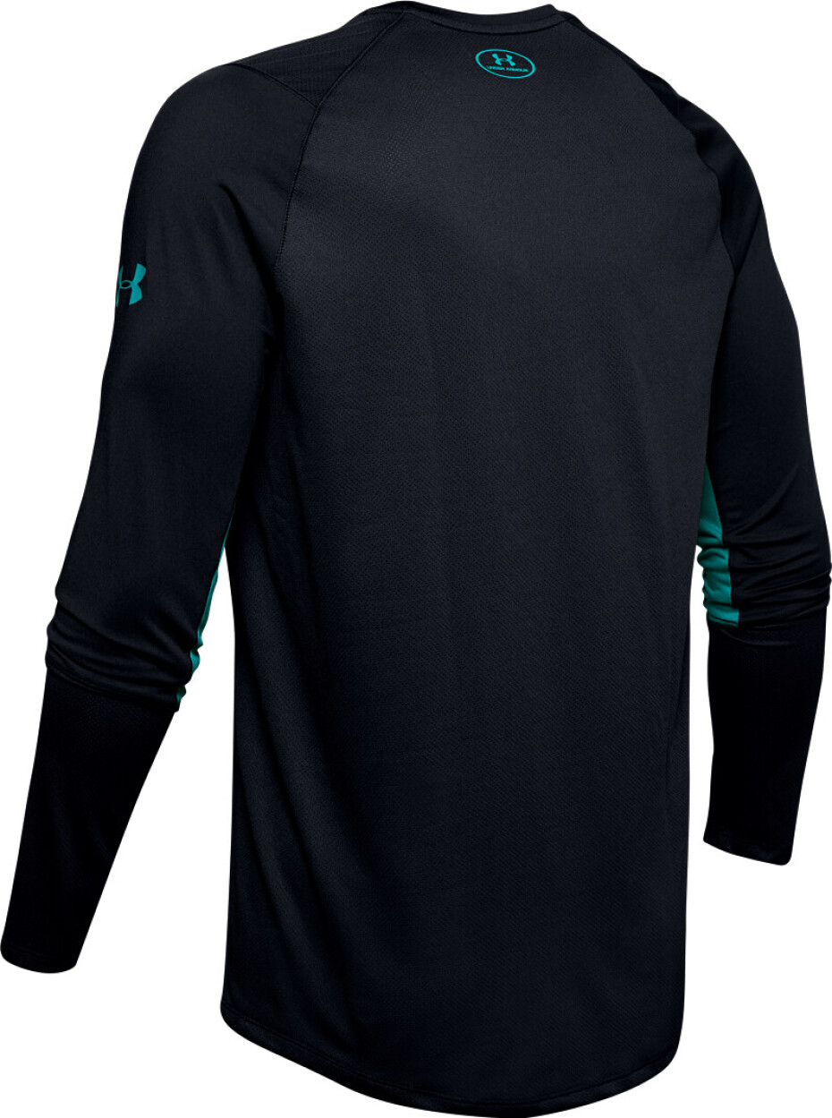 Pánské tričko Under Armour MK1 MK1 LS Wordmark Black S - main (1)