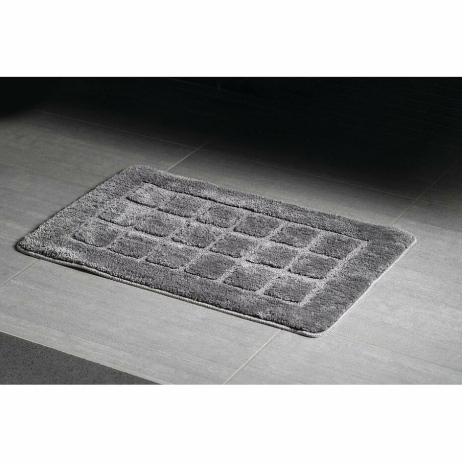 RIDDER 1712300 Delhi koupelnová předložka s protiskluzem 50 x 80 cm, tmavě šedá - main (4)