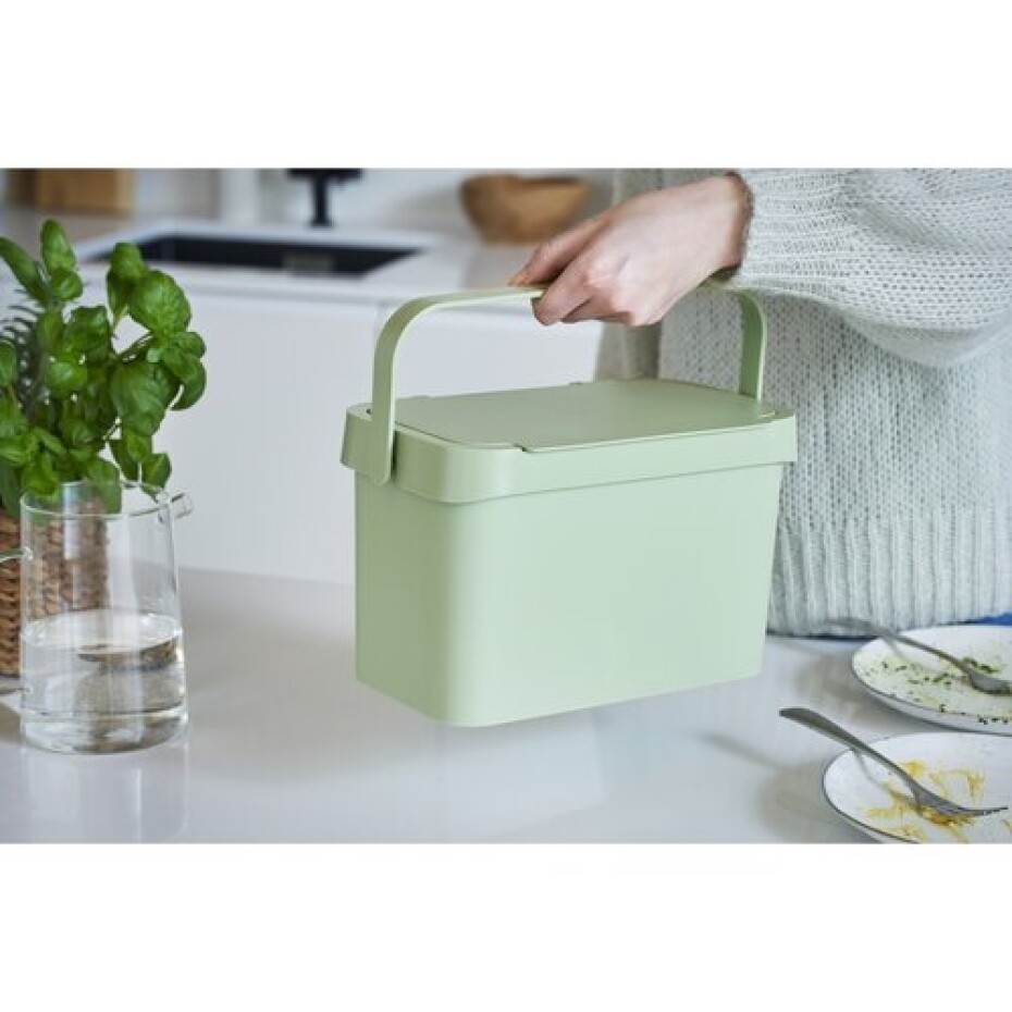 SmartStore Plastový koš na bioodpad Collect, zelená, 5 l - main (3)
