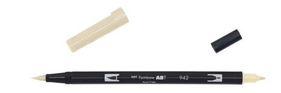 Tombow Oboustranný štětcový fix ABT - cappuccino - main (0)