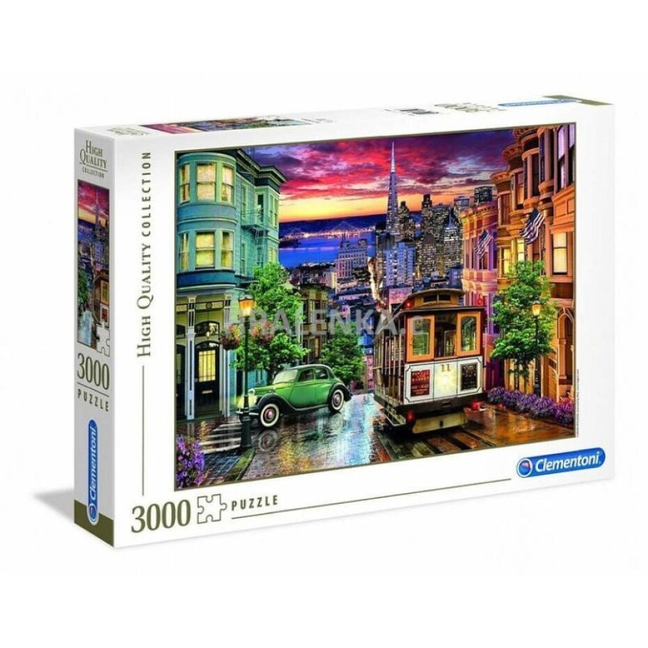 Clementoni Puzzle - San Francisco 3000 dílků - Comansi - main (0)