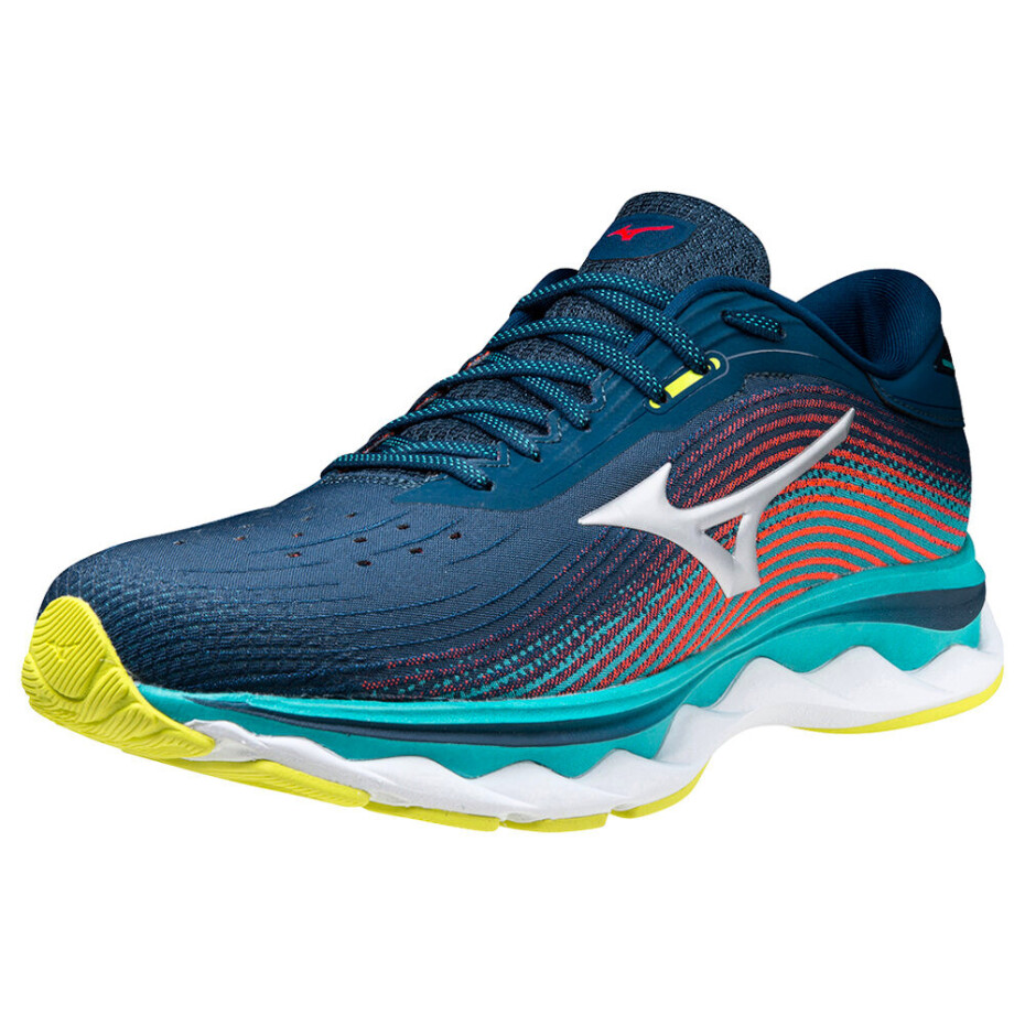 Pánská běžecká obuv Mizuno  Wave Sky 5 Gibraltar Sea  UK 12 - main (4)