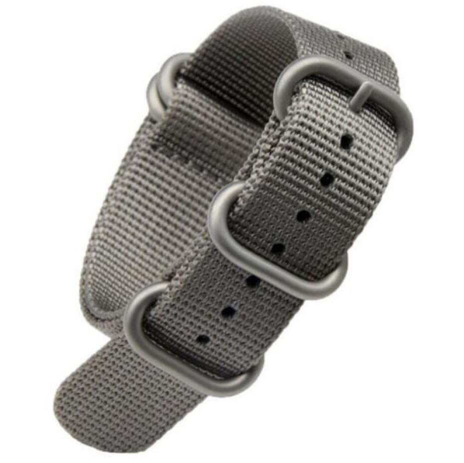 NATO ZULU řemínek šedý - 20 mm - main (0)
