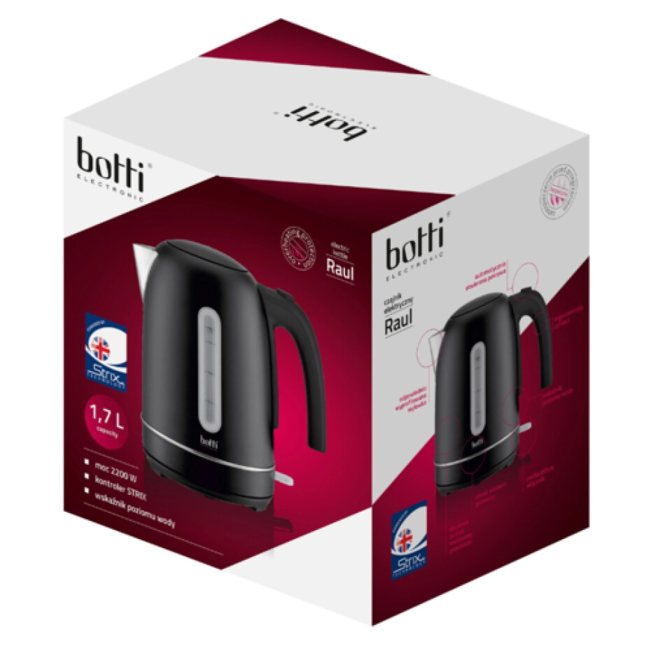 Botti Elektrická konvice Raul 1,7 l, černá - main (6)