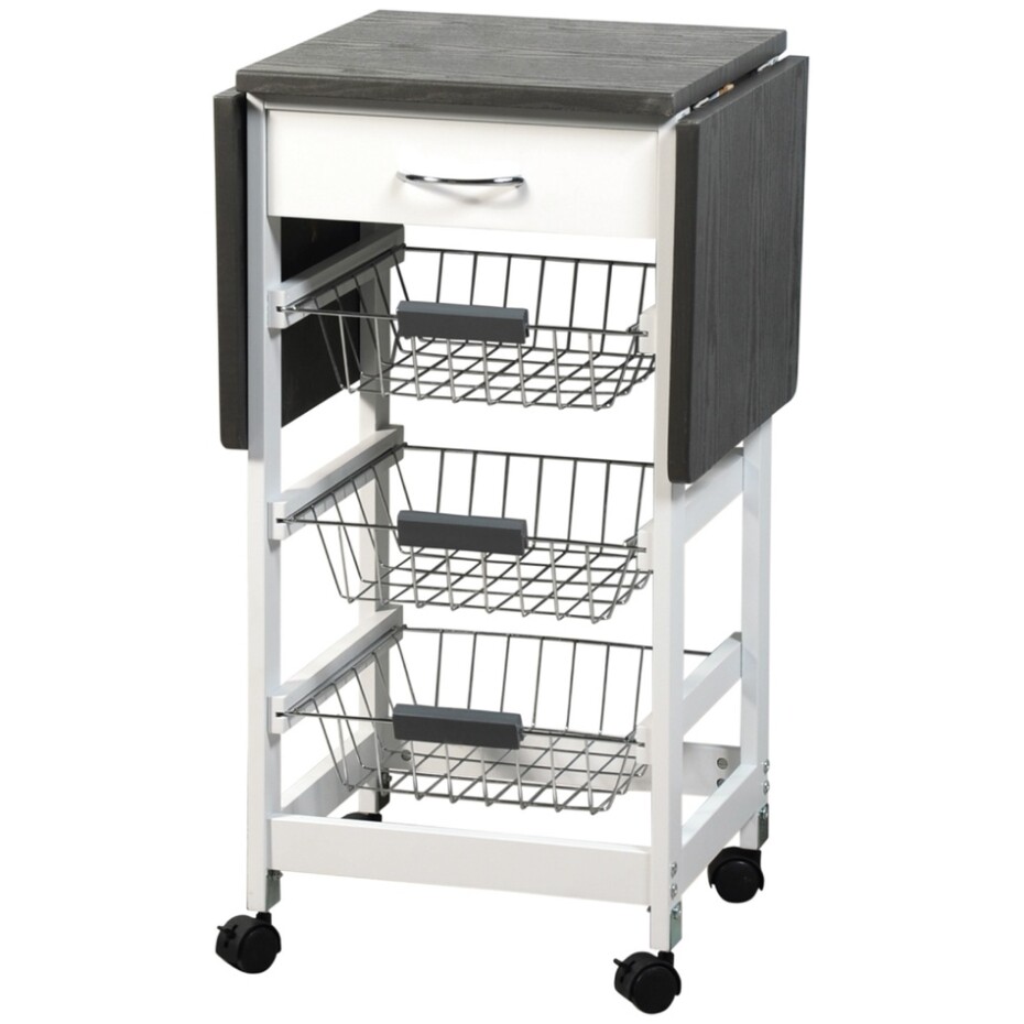 Kesper 25816 Kuchyňský vozík s pracovní deskou, 75,5 x 45 x 37 cm - main (0)