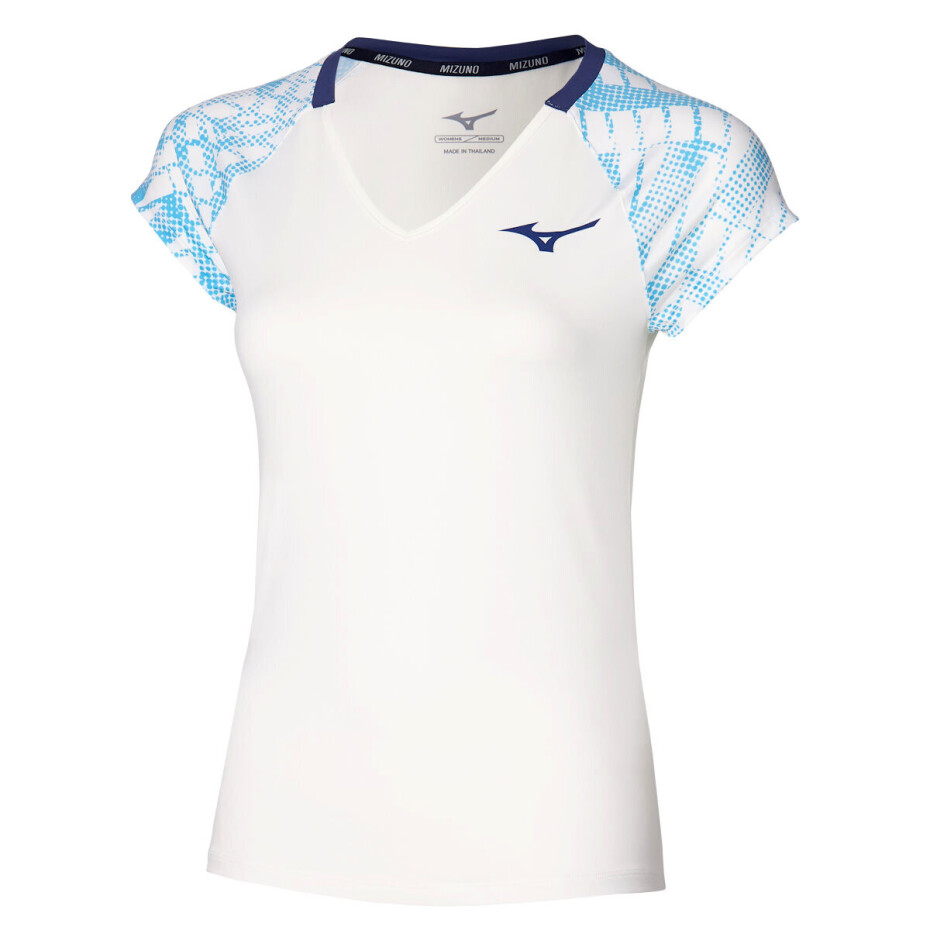 Dámské tričko Mizuno  Mugen Printed Tee White  XS - main (0)