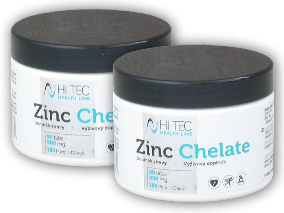 Hi Tec Nutrition 2x Health Line Zinc Chelate 500mg 90 tablet - main (0)