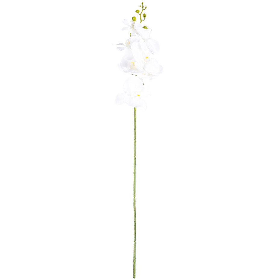 Umělá Orchidej čistě bílá, 86 cm - main (1)