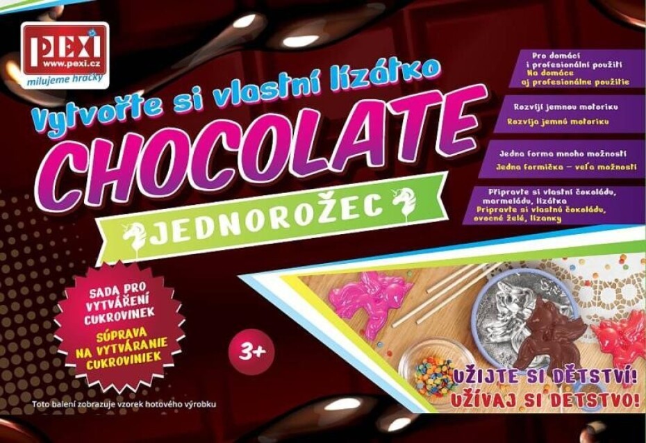 PEXI CHOCOLATE ART /  Vytvořte si vlastní lízátko- Jednorožec - main (0)