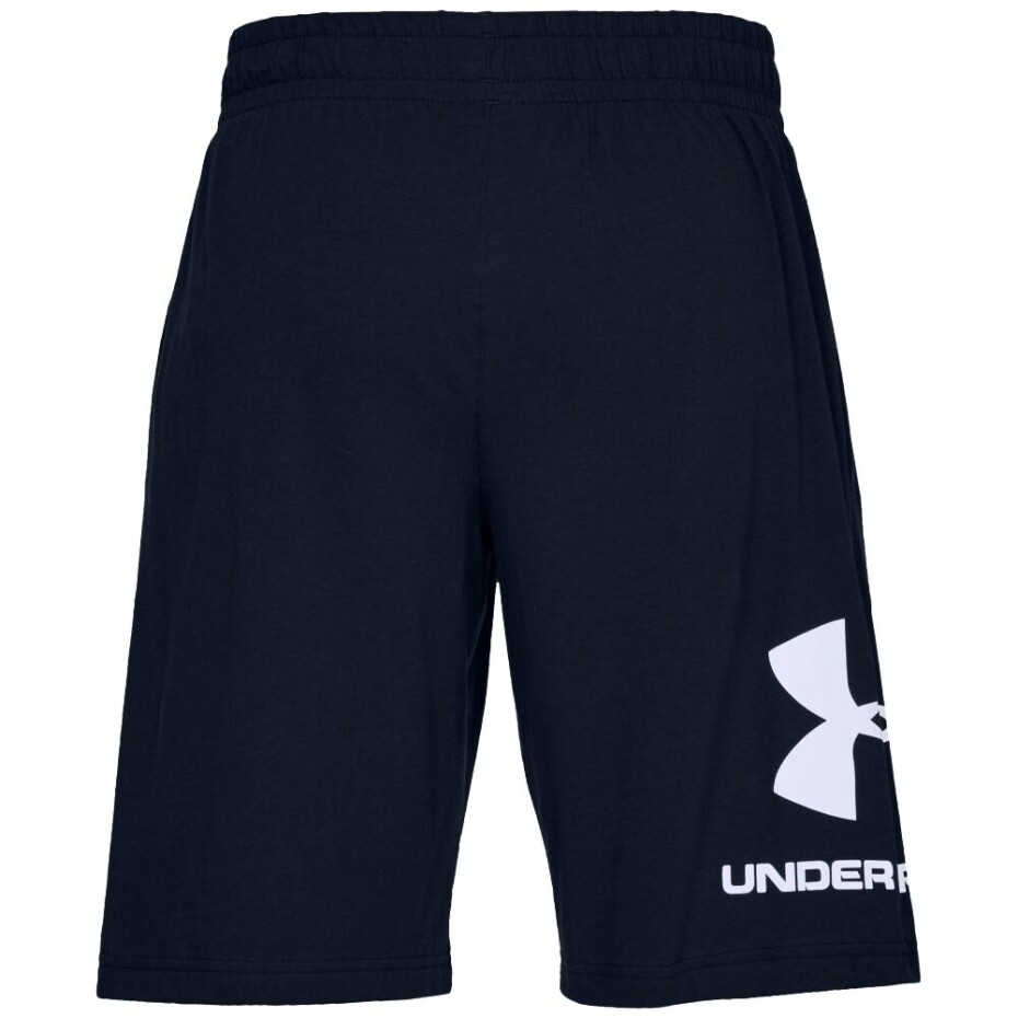 Pánské šortky Under Armour  COTTON BIG LOGO SHORTS blue S - main (2)
