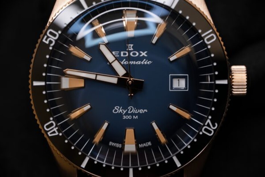 EDOX Skydiver Date Automatic 80126-BRN-BUIDR Limited Edition - main (44)