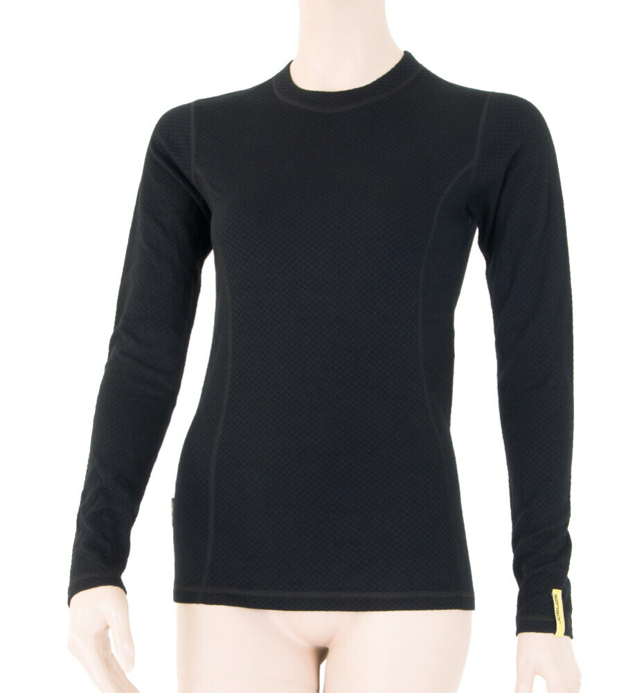 Sensor Double Face merino wool triko dl.ruk. černá - main (4)