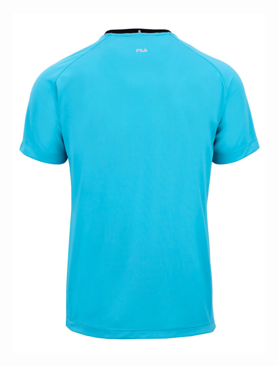 Pánské tričko Fila  T-Shirt Cassian Scuba Blue M - main (1)