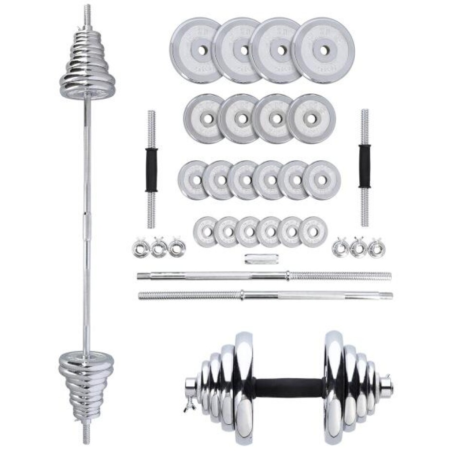 HMS Činkový set v kufru STC50 2x25 kg, chrom - main (0)