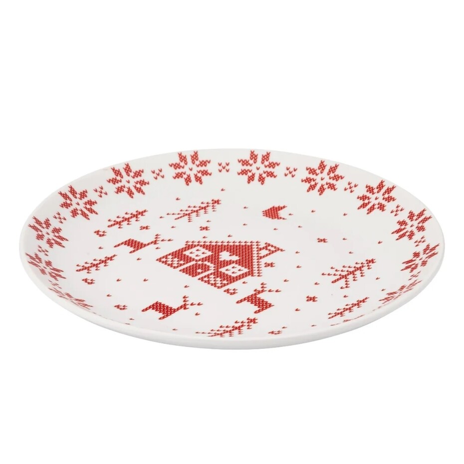 Altom Porcelánový dezertní talíř Grenlandia 20 cm, červená - main (2)