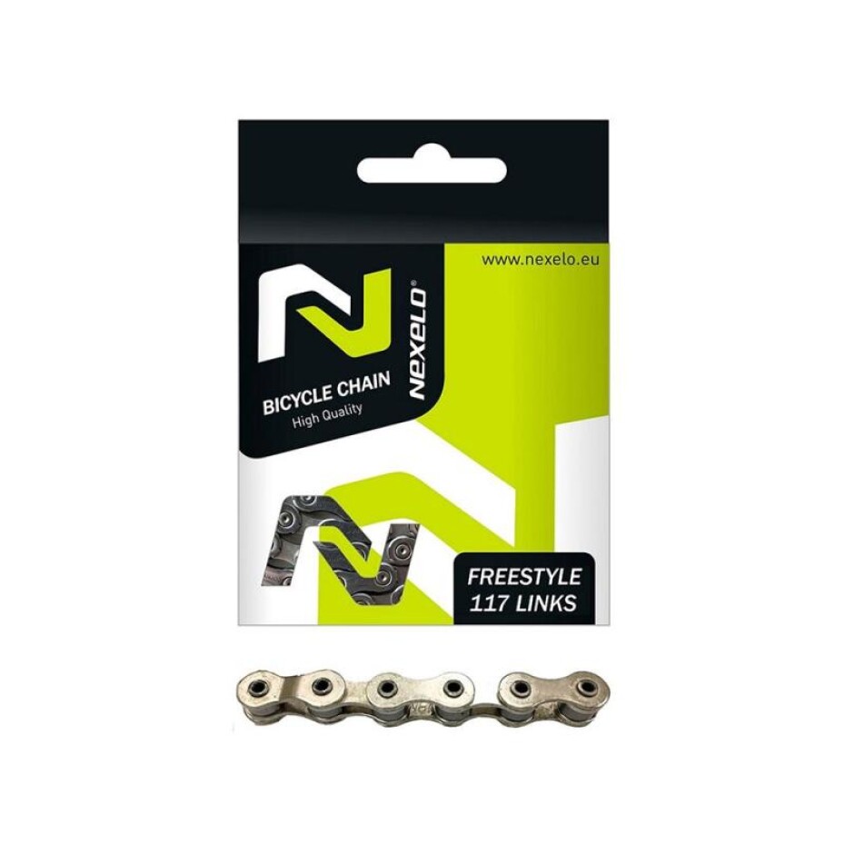 Nexelo 1 Rychlostní BMX Stříbrný řetěz - main (0)