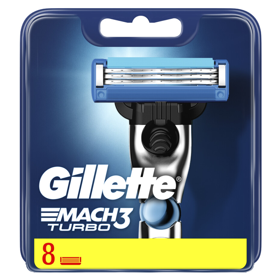 Gillette Náhradní hlavice Mach3 Turbo, 8 ks - main (4)