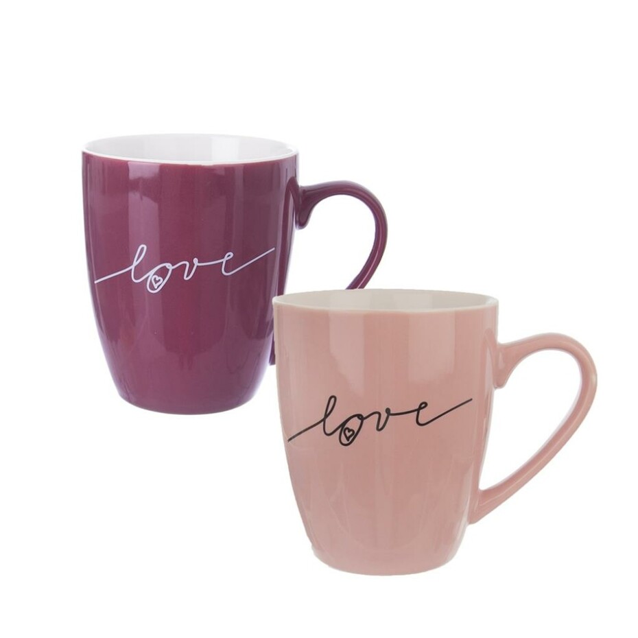 Orion 2dílná sada hrnků LOVE, 380 ml  - main (0)