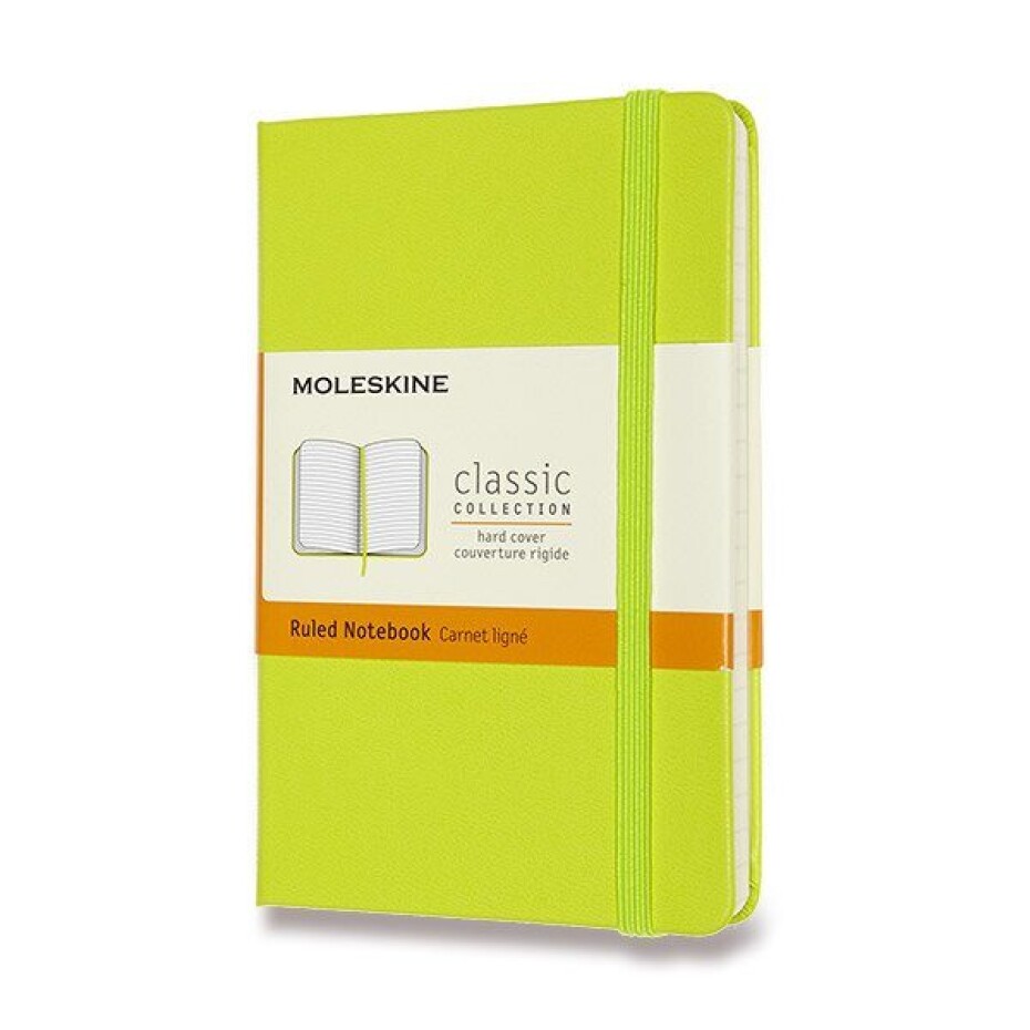 Zápisník Moleskine VÝBĚR BAREV - tvrdé desky - S, linkovaný 1331/11142 - Zápisník Moleskine - tvrdé desky červený - main (4)
