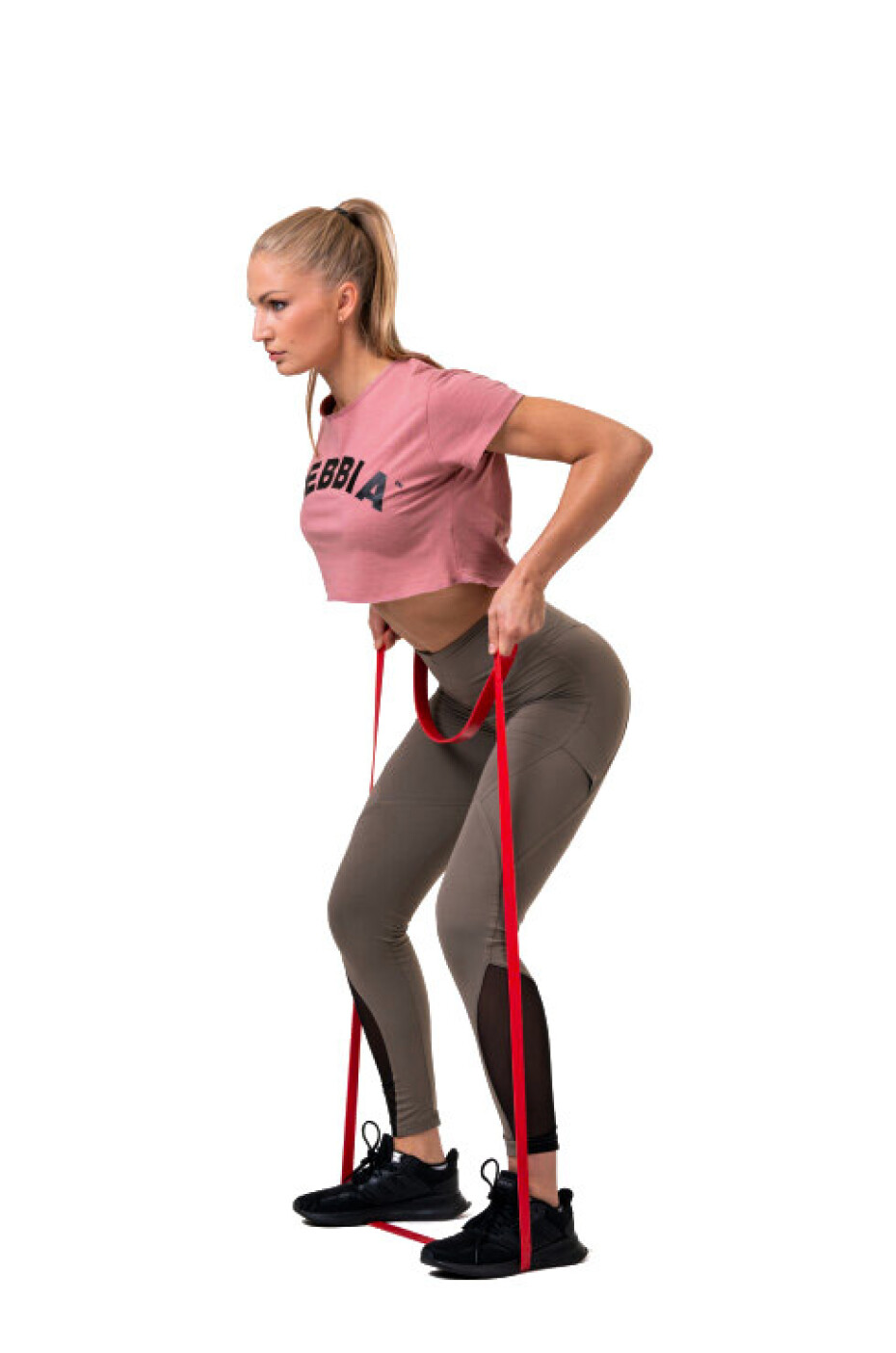 Nebbia Fit & Smart legíny s vysokým pasem 572 Mocha - main (5)