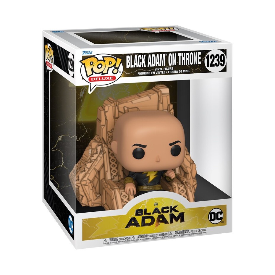 Funko POP Deluxe DC Comics: Black Adam - Black Adam on throne - main (0)