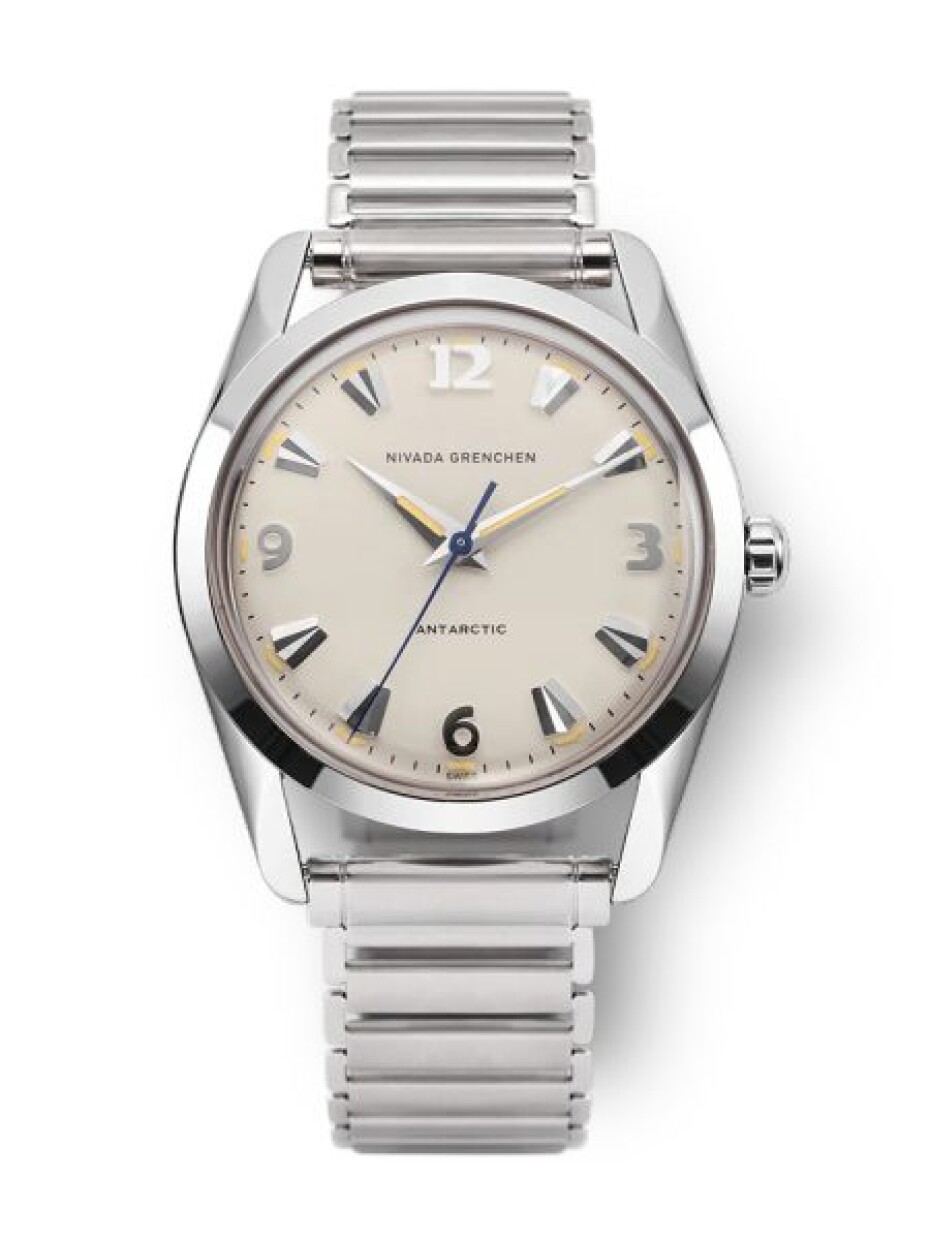 Nivada Grenchen Antarctic 35 mm Eggshell Beige - Forstner Bonklip - main (0)