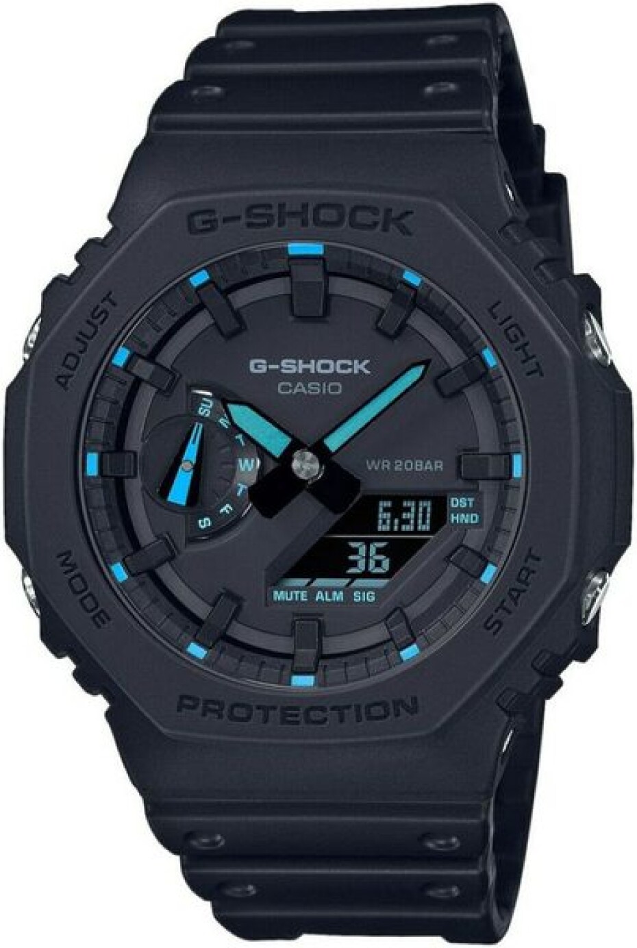 Casio G-Shock GA-2100-1A2ER Neon Accent Series - main (0)