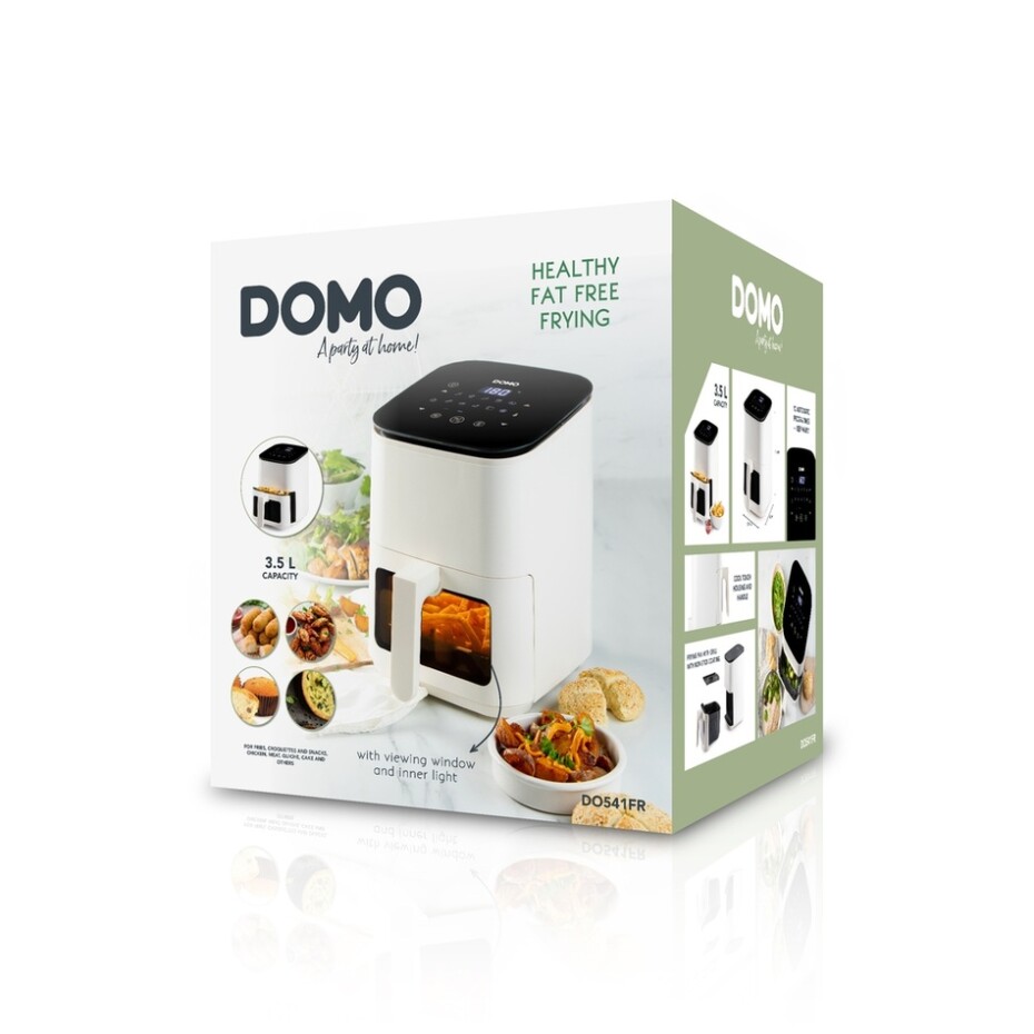 DOMO DO541FR horkovzdušná fritéza s průzorem 3,5 l - main (11)